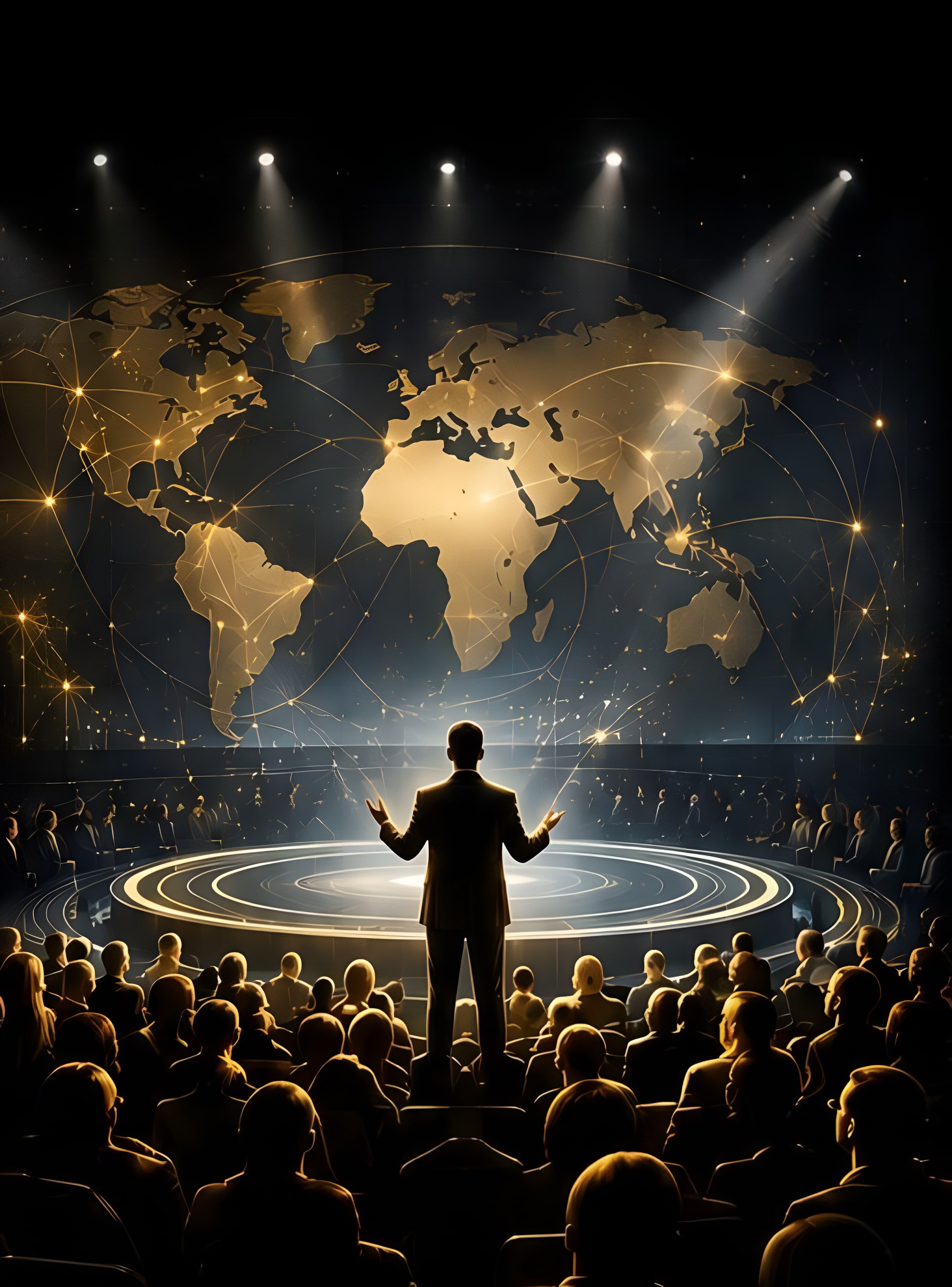 A tier-one summit stage, produced end to end by HUMAN Nexus.